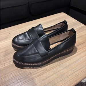 Women’s black loafers